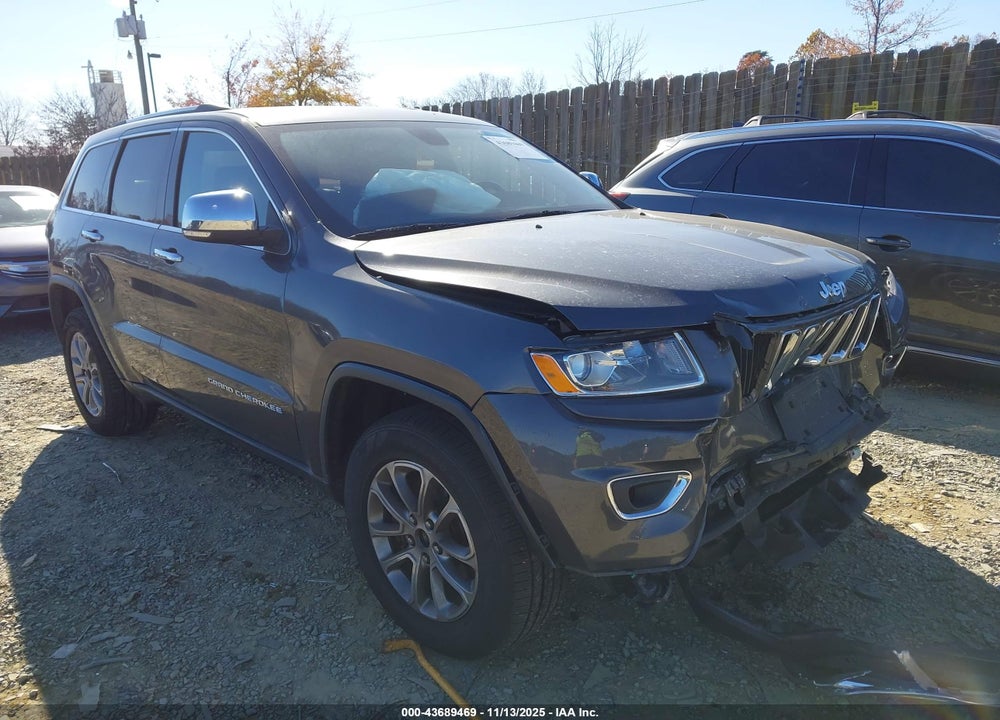 2015 JEEP GRAND CHEROKEE LIMITED VIN: 1C4RJFBT8FC954582