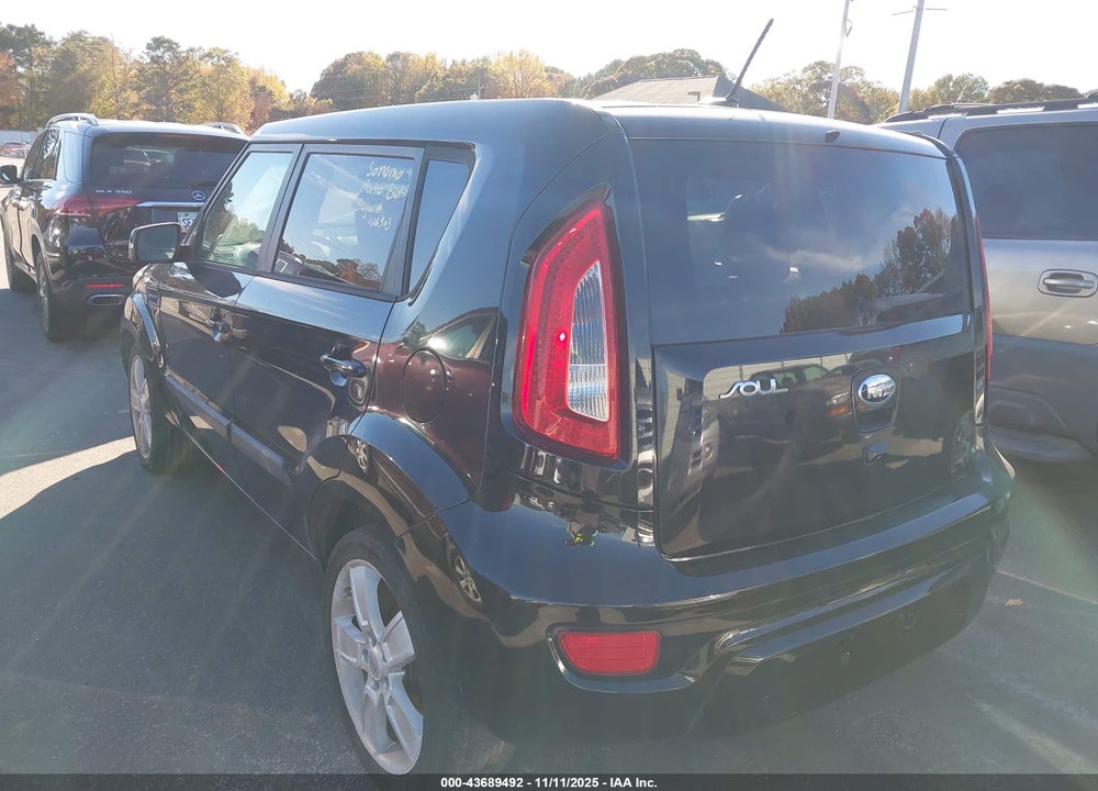 2013 KIA SOUL VIN: KNDJT2A69D7487397