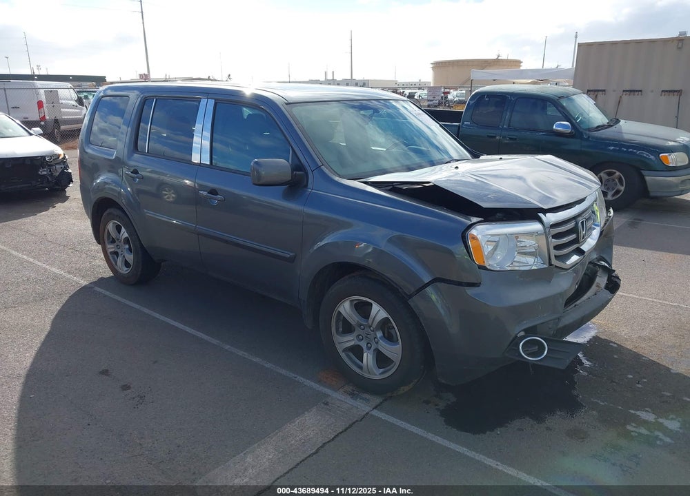 2013 HONDA PILOT EX-L VIN: 5FNYF4H54DB008991
