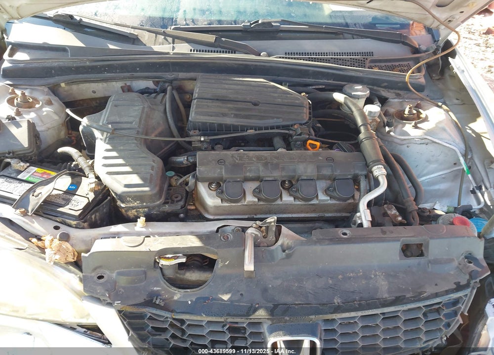 2005 HONDA CIVIC VP VIN: 1HGEM211X5L077821