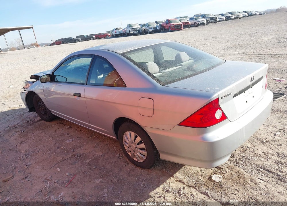 2005 HONDA CIVIC VP VIN: 1HGEM211X5L077821