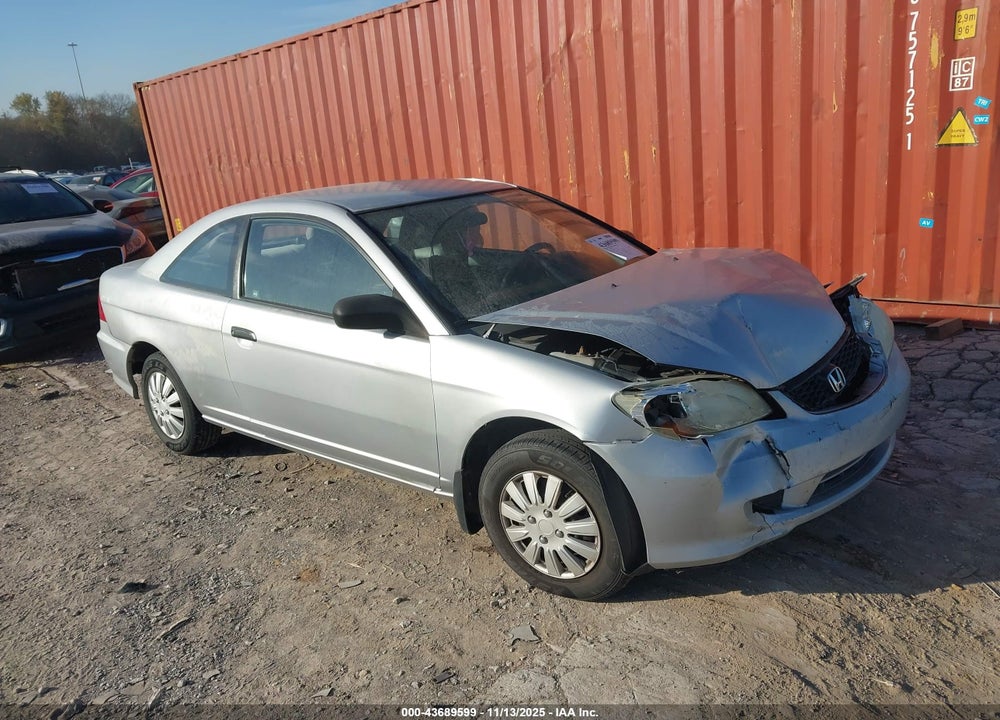 2005 HONDA CIVIC VP VIN: 1HGEM211X5L077821