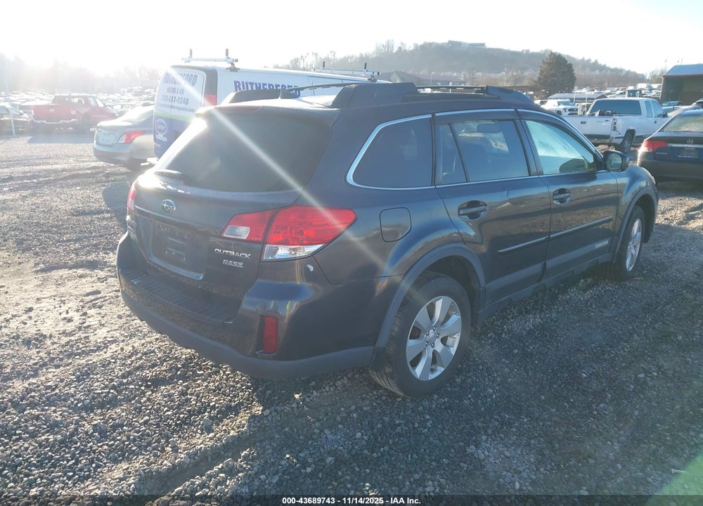 2011 SUBARU OUTBACK 2.5I LIMITED VIN: 4S4BRBLC4B3403234