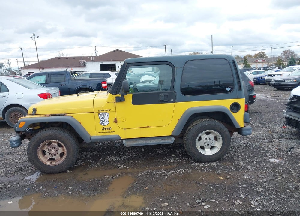 2003 JEEP WRANGLER SPORT VIN: 1J4FA49S03P368171