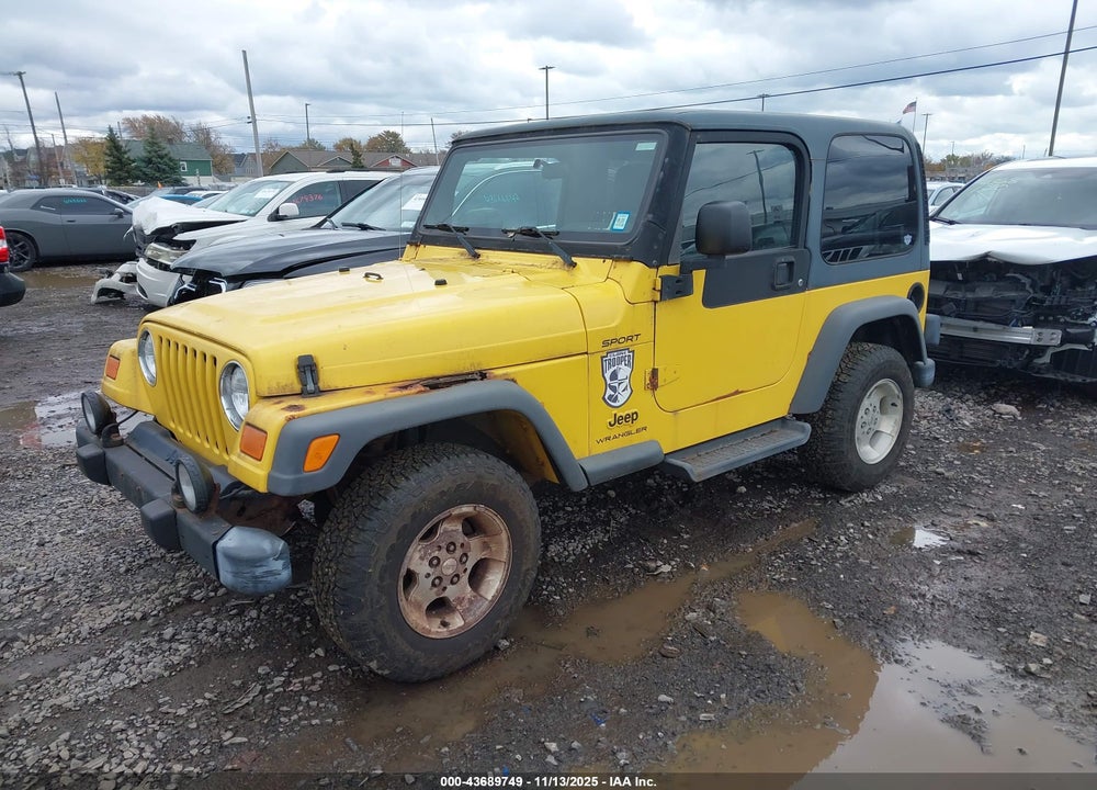 2003 JEEP WRANGLER SPORT VIN: 1J4FA49S03P368171