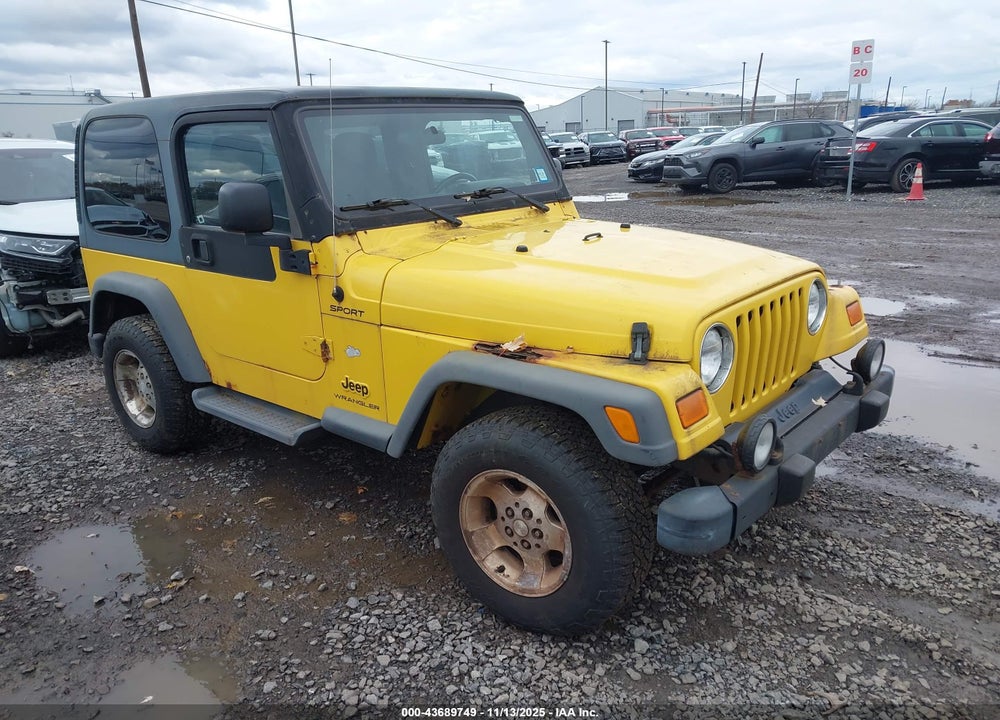 2003 JEEP WRANGLER SPORT VIN: 1J4FA49S03P368171