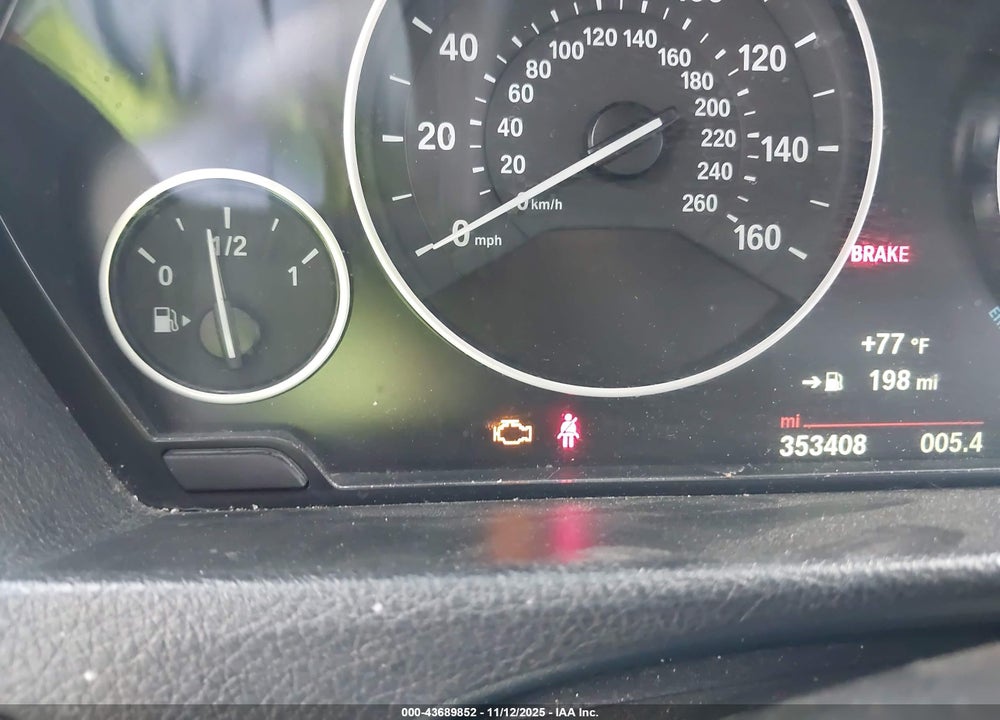 2015 BMW 320I VIN: WBA3B1G57FNT07088