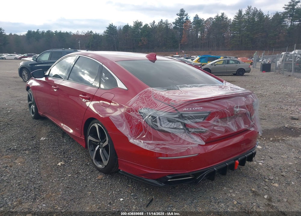 2018 HONDA ACCORD SPORT VIN: 1HGCV1F34JA237805