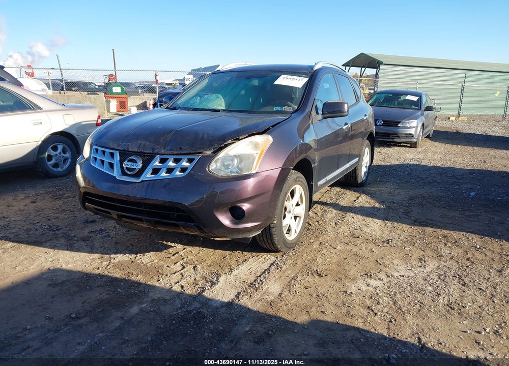 2011 NISSAN ROGUE SV VIN: JN8AS5MV7BW295510