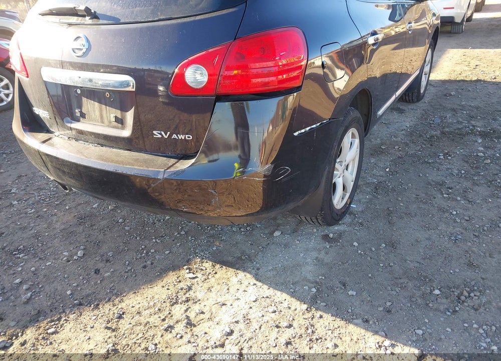 2011 NISSAN ROGUE SV VIN: JN8AS5MV7BW295510