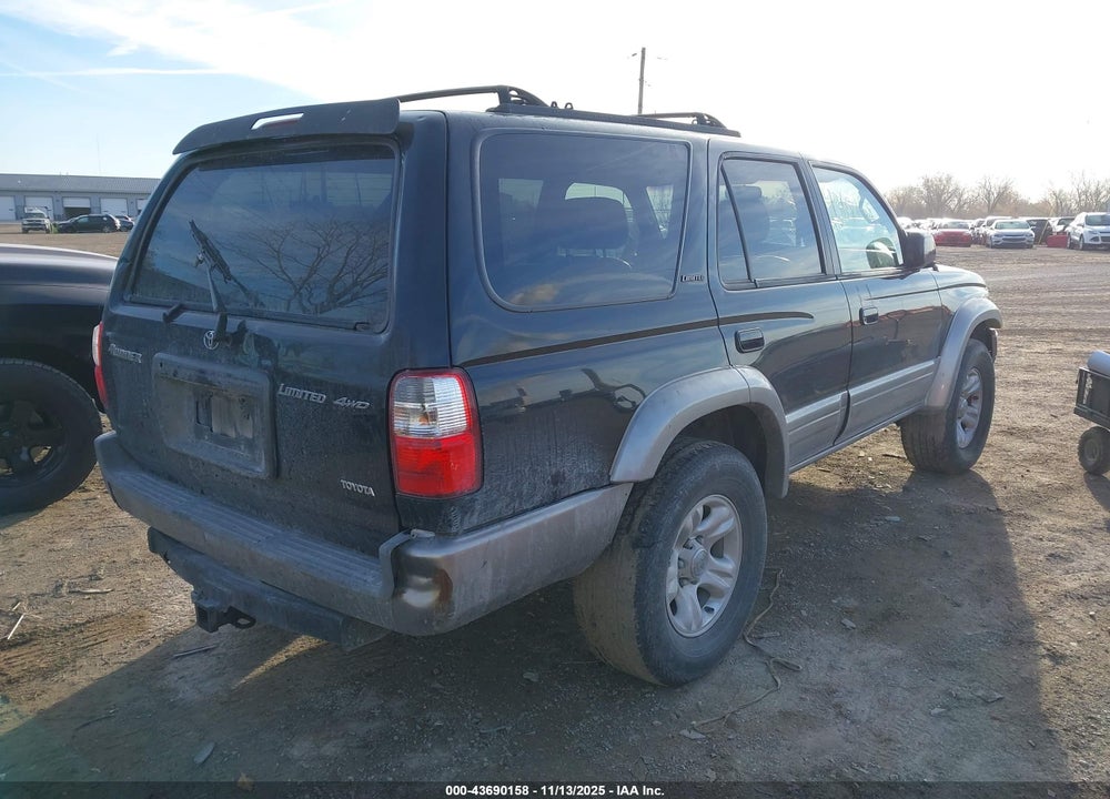 2001 TOYOTA 4RUNNER LIMITED V6 VIN: JT3HN87R210350324