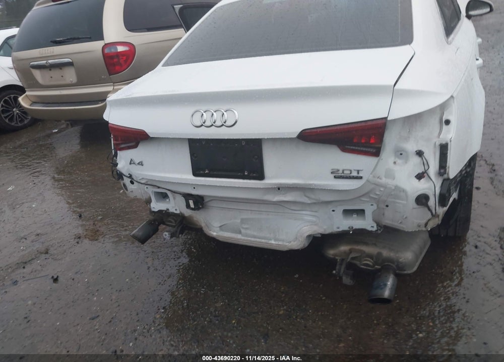 2018 AUDI A4 2.0T PREMIUM VIN: WAUENAF43JA066879