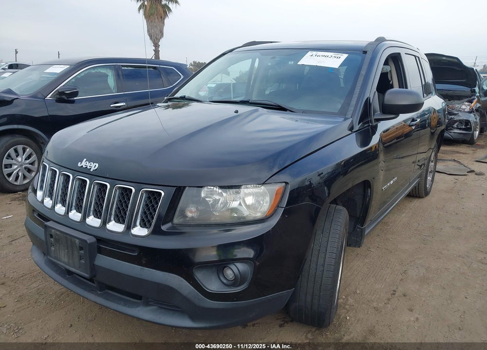 2014 JEEP COMPASS SPORT VIN: 1C4NJCBA7ED574038