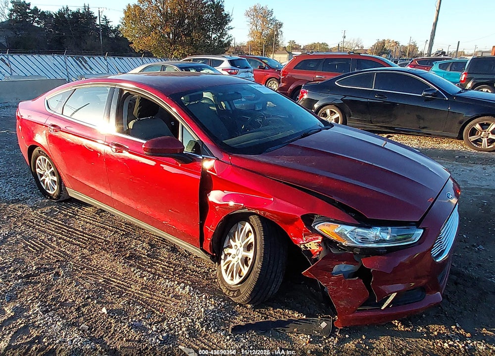 2016 FORD FUSION S VIN: 3FA6P0G79GR276055