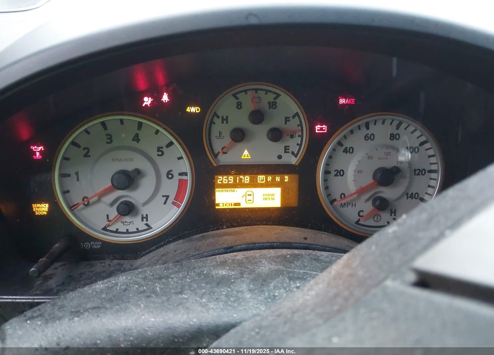 2008 NISSAN TITAN PRO-4X VIN: 1N6AA06C18N317056