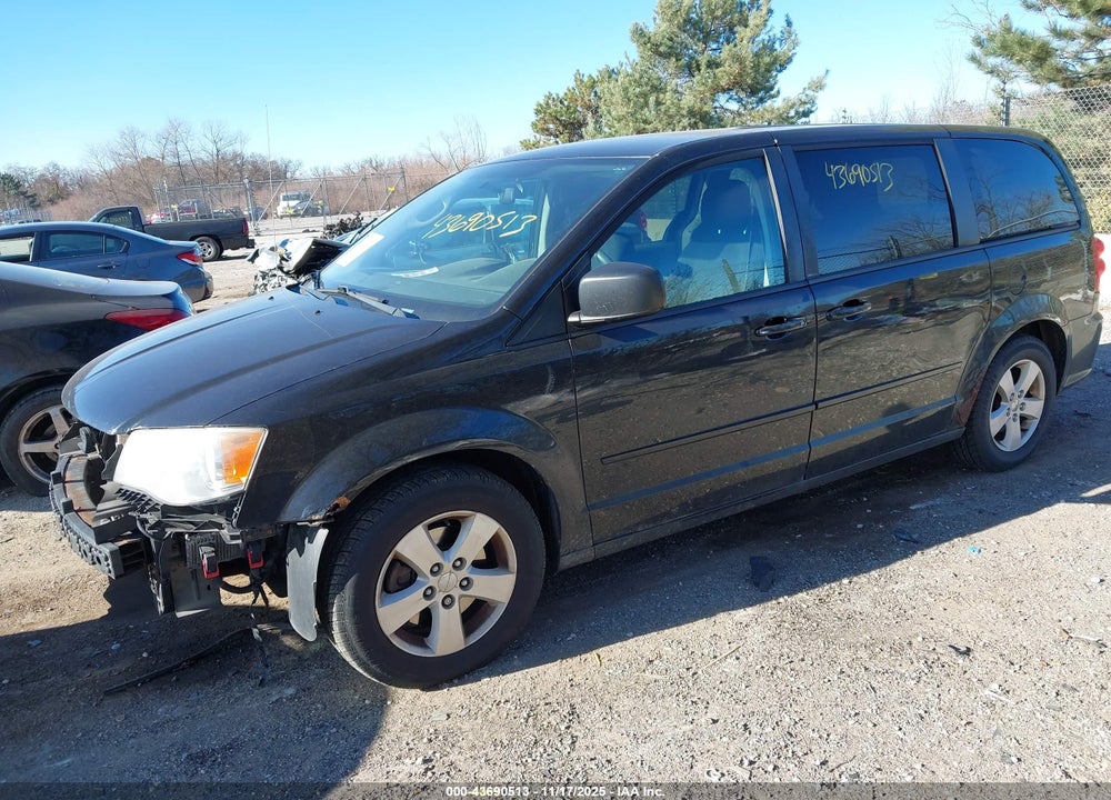 2013 DODGE GRAND CARAVAN SE VIN: 2C4RDGBG2DR602652