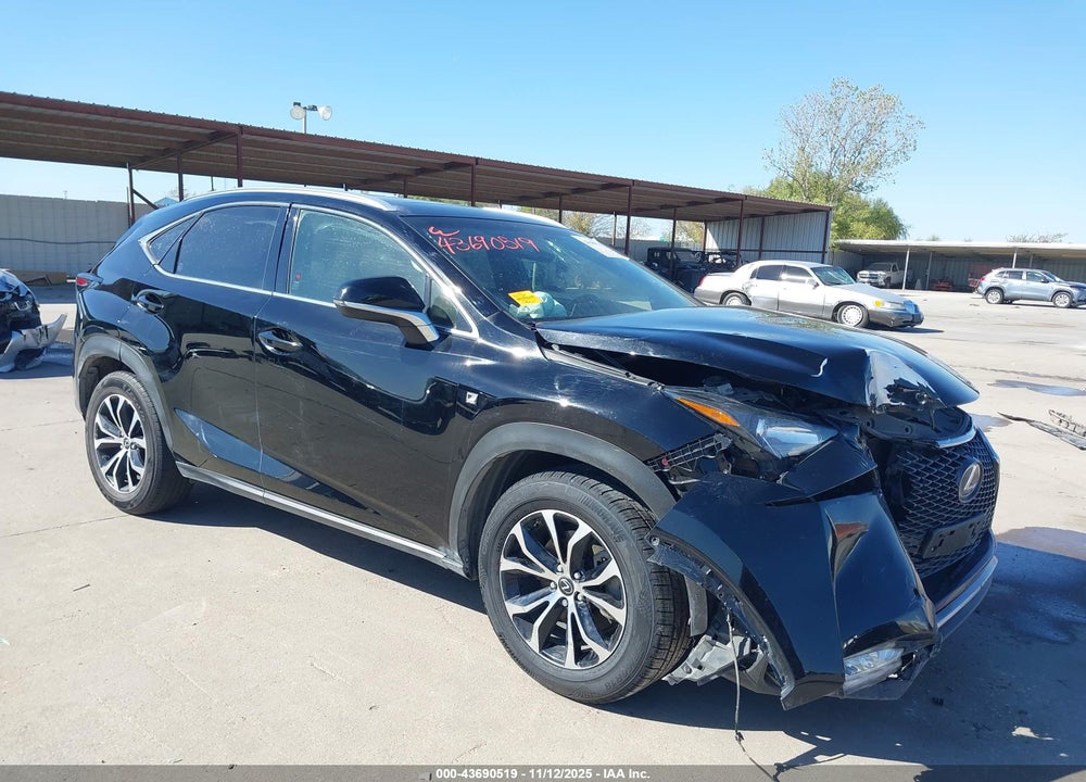 2017 LEXUS NX 200T F SPORT VIN: JTJYARBZ7H2068230