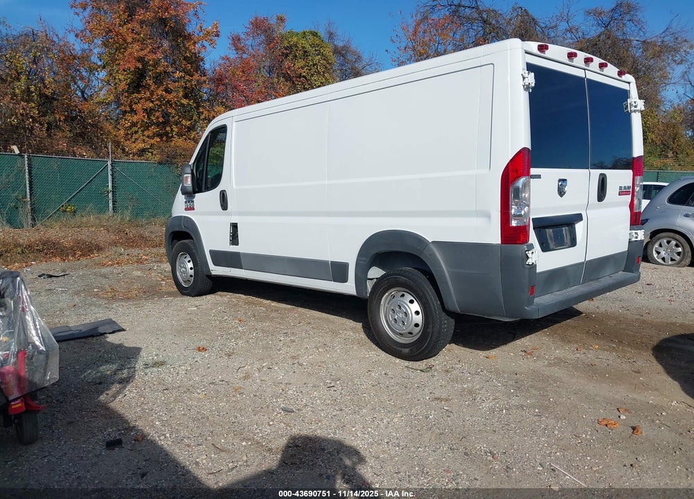 2015 RAM PROMASTER 1500 LOW ROOF VIN: 3C6TRVAG0FE512201