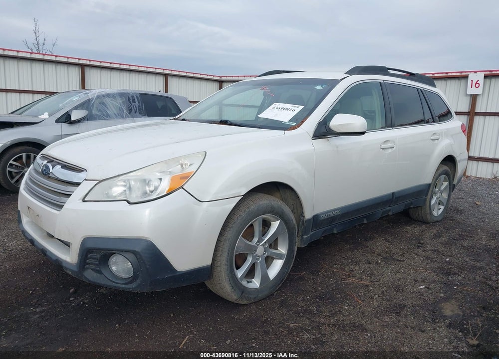 2013 SUBARU OUTBACK 2.5I PREMIUM VIN: 4S4BRBCC7D3324160