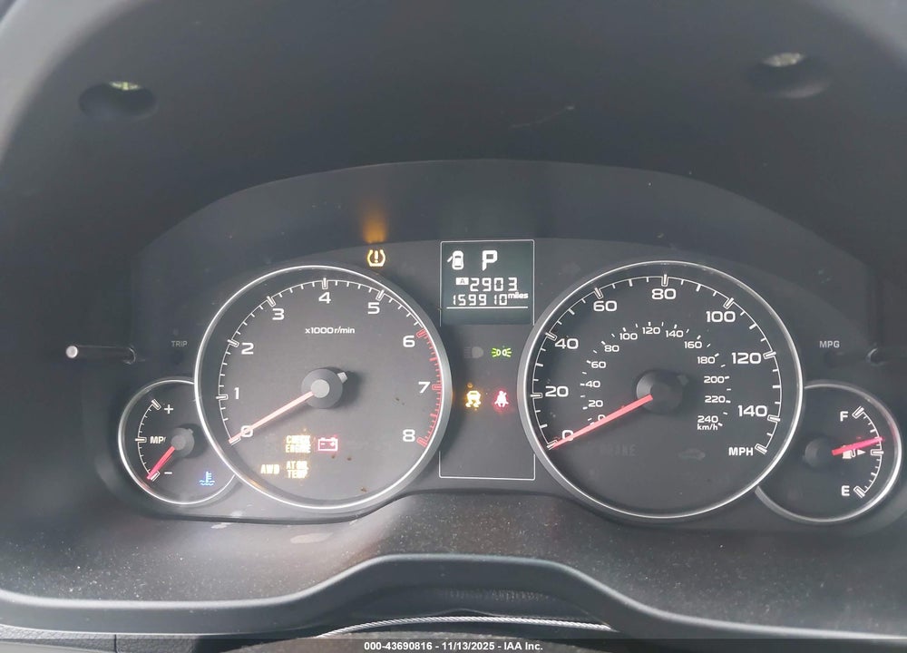 2013 SUBARU OUTBACK 2.5I PREMIUM VIN: 4S4BRBCC7D3324160