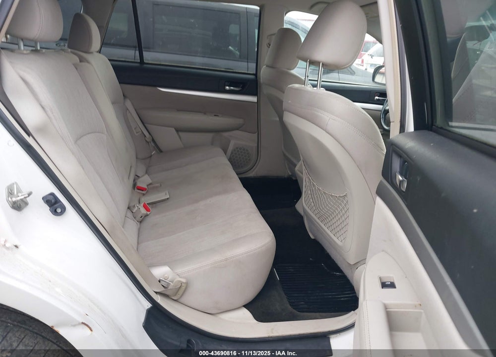 2013 SUBARU OUTBACK 2.5I PREMIUM VIN: 4S4BRBCC7D3324160