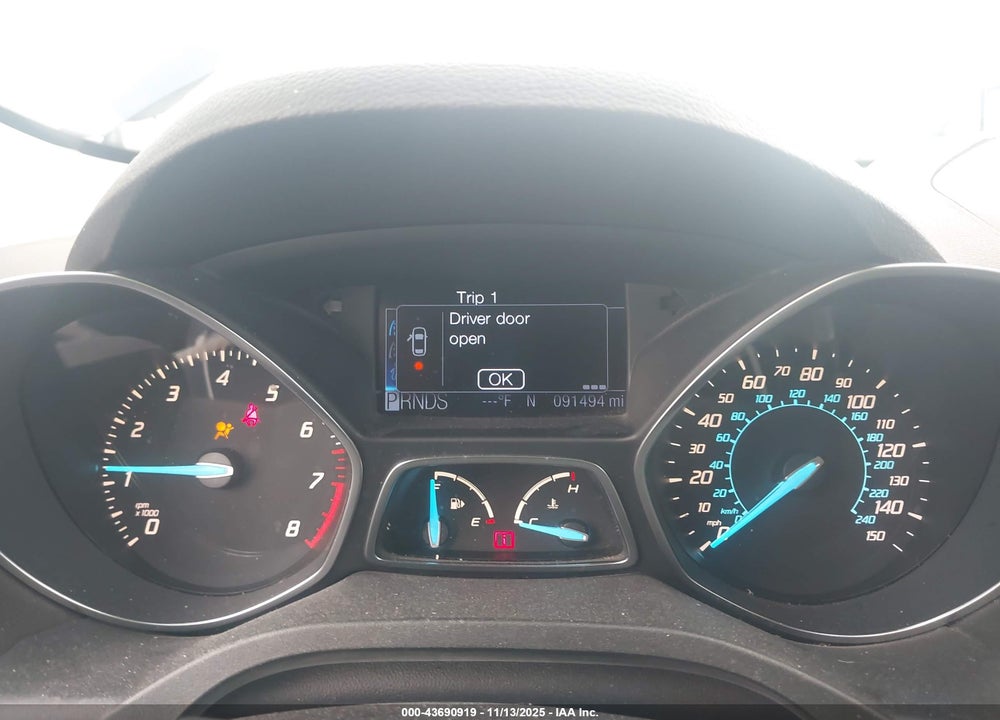 2013 FORD ESCAPE SEL VIN: 1FMCU0H93DUA54469