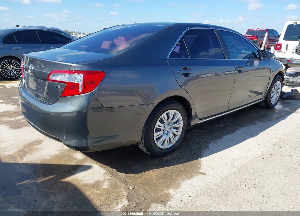 2013 TOYOTA CAMRY LE VIN: 4T1BF1FK5DU214367