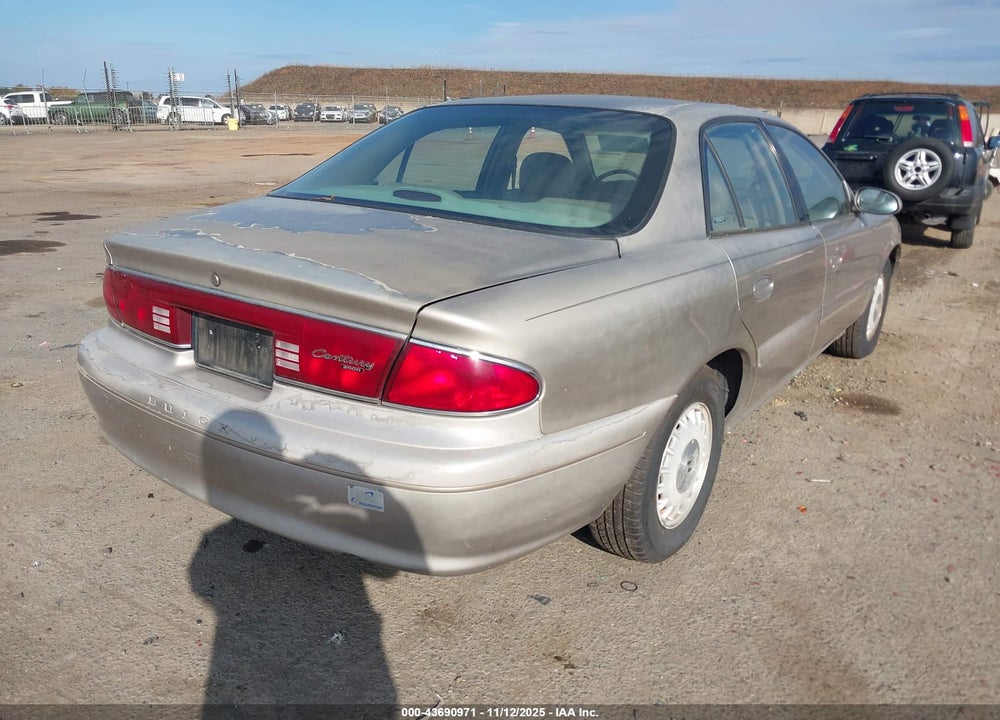 2000 BUICK CENTURY LIMITED VIN: 2G4WY55JXY1147763