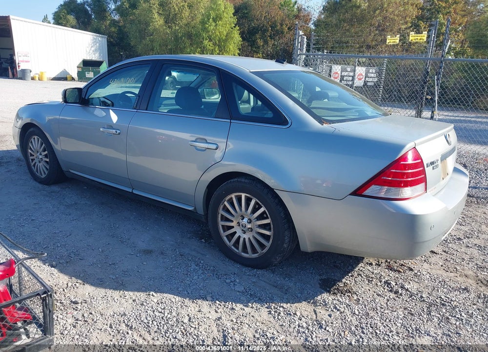 2007 MERCURY MONTEGO PREMIER VIN: 1MEHM421X7G604210