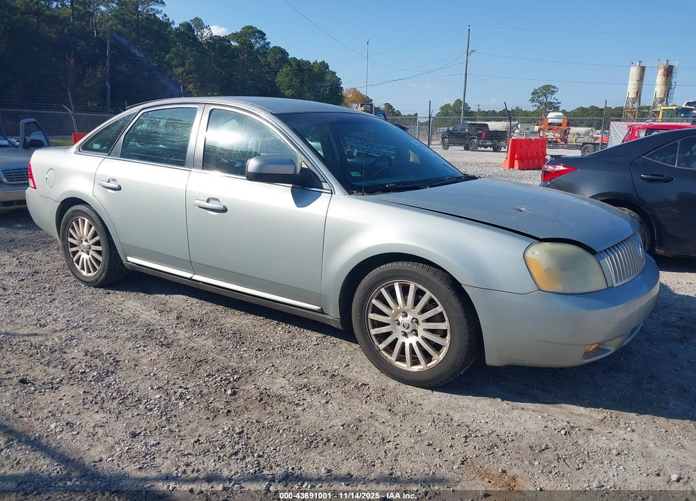 2007 MERCURY MONTEGO PREMIER VIN: 1MEHM421X7G604210