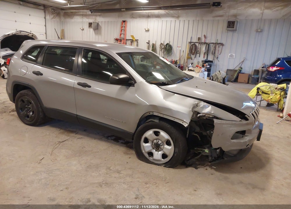 2016 JEEP CHEROKEE SPORT VIN: 1C4PJLAB3GW143755