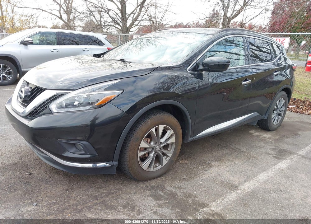 2018 NISSAN MURANO SV VIN: 5N1AZ2MH5JN145489