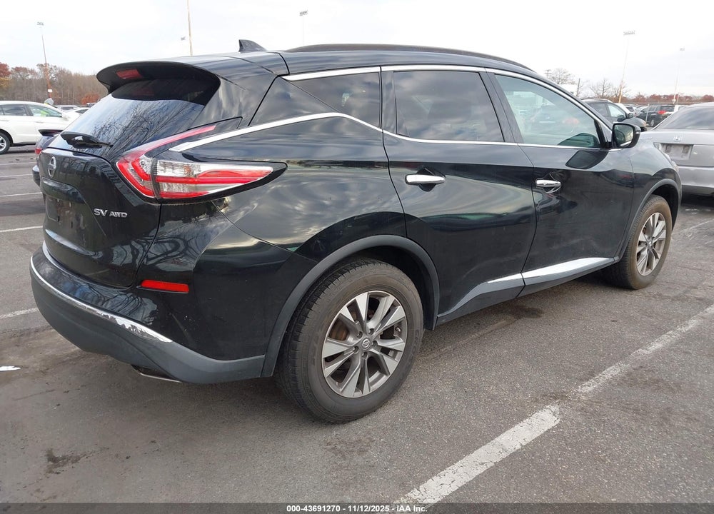 2018 NISSAN MURANO SV VIN: 5N1AZ2MH5JN145489