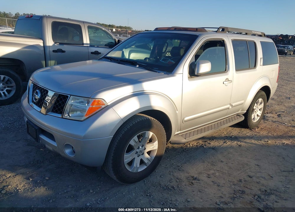 2006 NISSAN PATHFINDER LE VIN: 5N1AR18WX6C606451