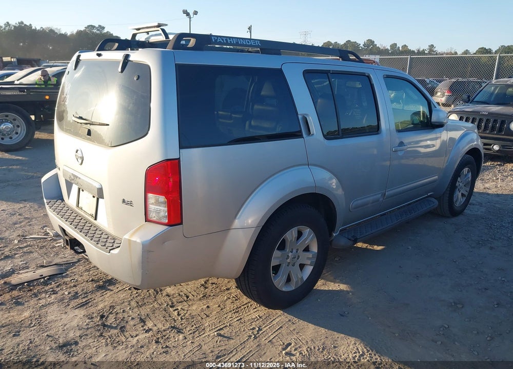 2006 NISSAN PATHFINDER LE VIN: 5N1AR18WX6C606451