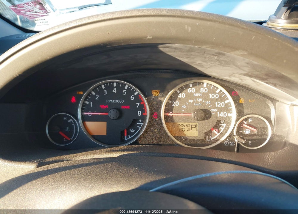 2006 NISSAN PATHFINDER LE VIN: 5N1AR18WX6C606451