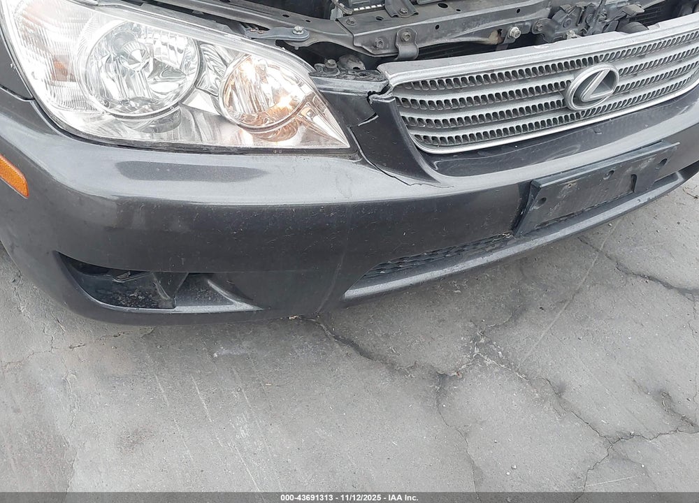 2001 LEXUS IS 300 VIN: JTHBD182810027973
