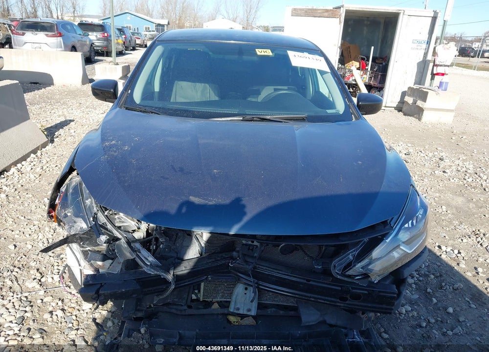 2017 NISSAN SENTRA SV VIN: 3N1AB7AP0HY256081