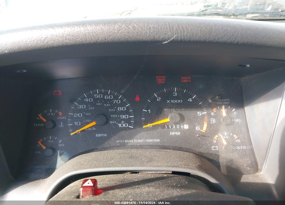 1997 OLDSMOBILE BRAVADA VIN: 1GHDT13W5V2704909