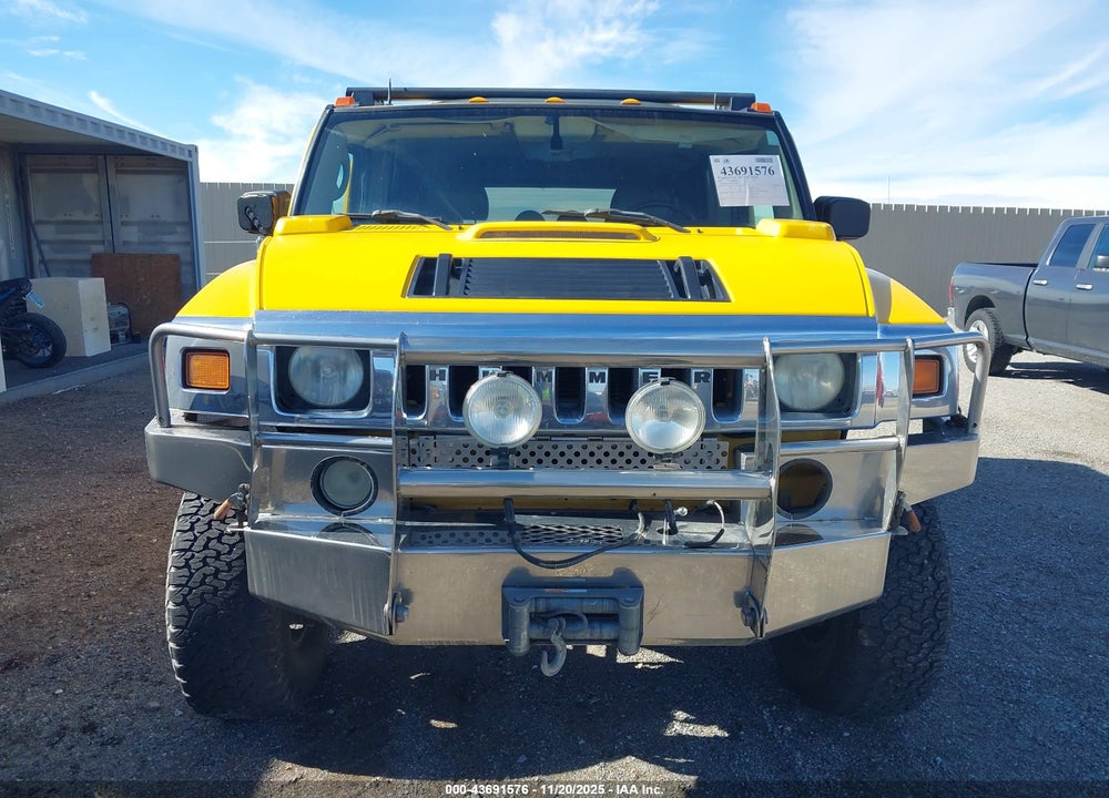 2003 HUMMER H2 VIN: 5GRGN23U73H104399