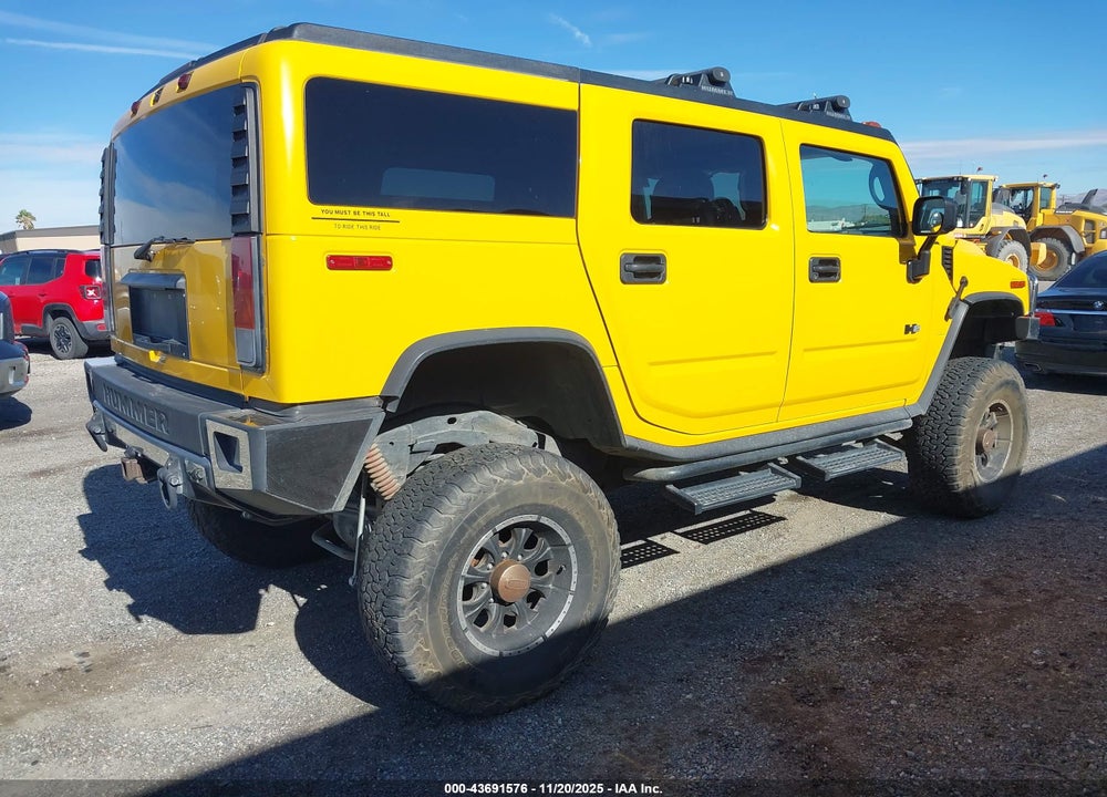 2003 HUMMER H2 VIN: 5GRGN23U73H104399