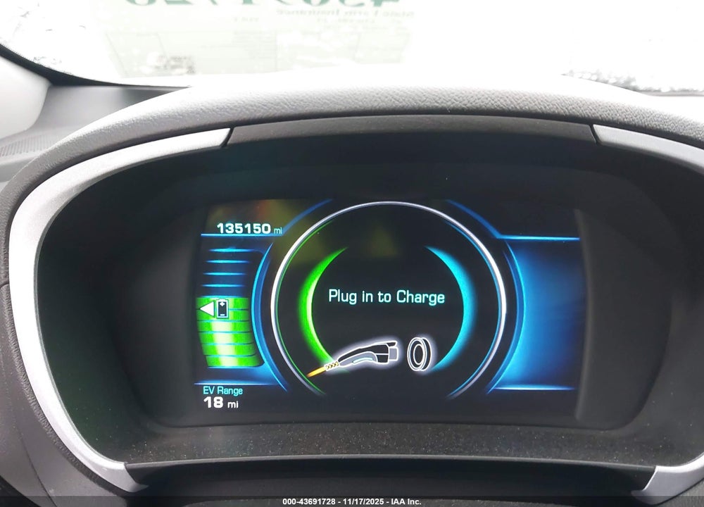 2017 CHEVROLET VOLT VIN: 1G1RC6S51HU213787