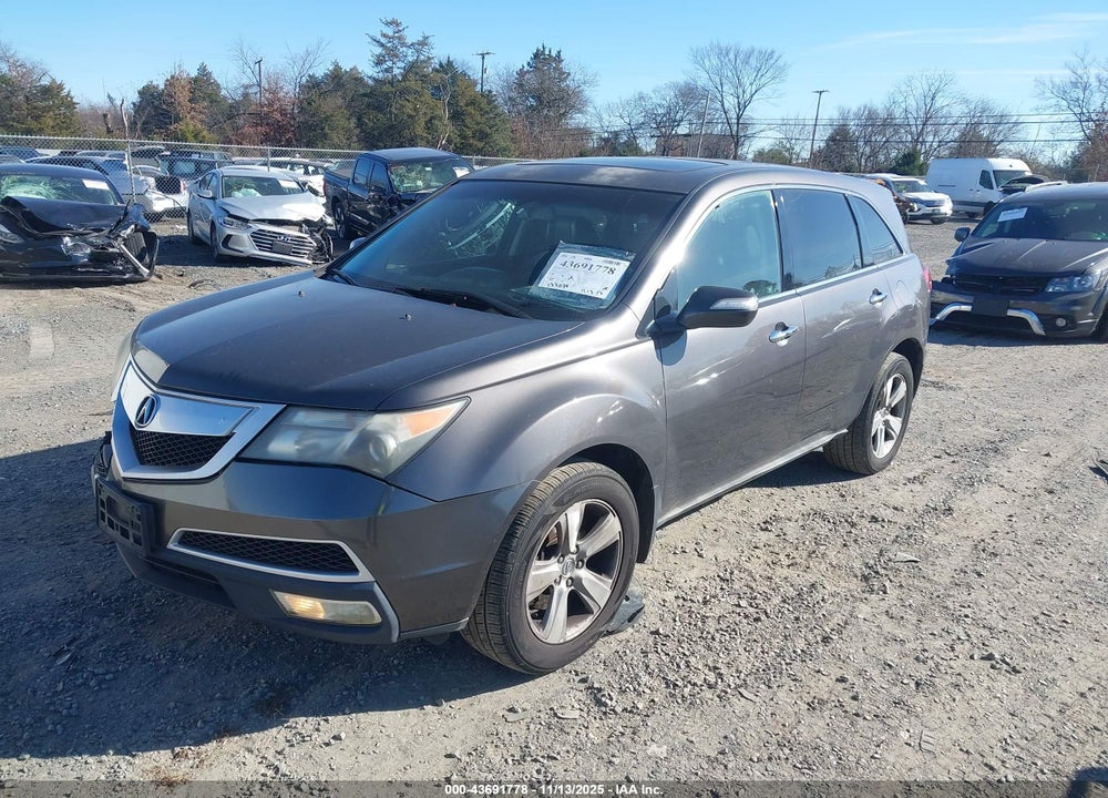 2010 ACURA MDX TECHNOLOGY PACKAGE VIN: 2HNYD2H69AH509457