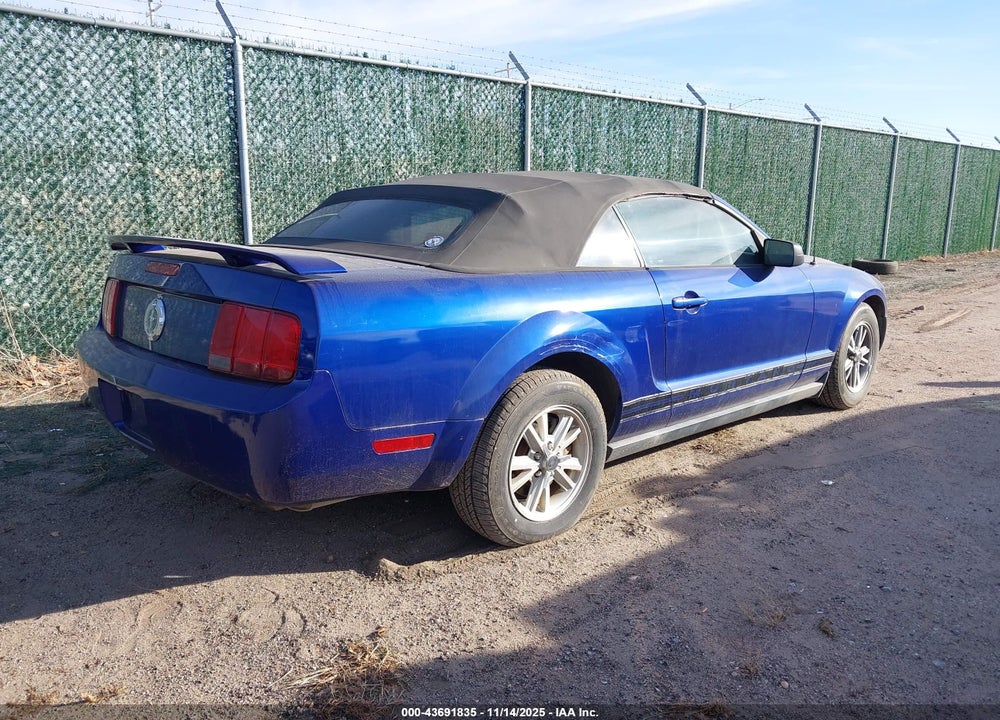 2005 FORD MUSTANG VIN: 1ZVHT84N655194524
