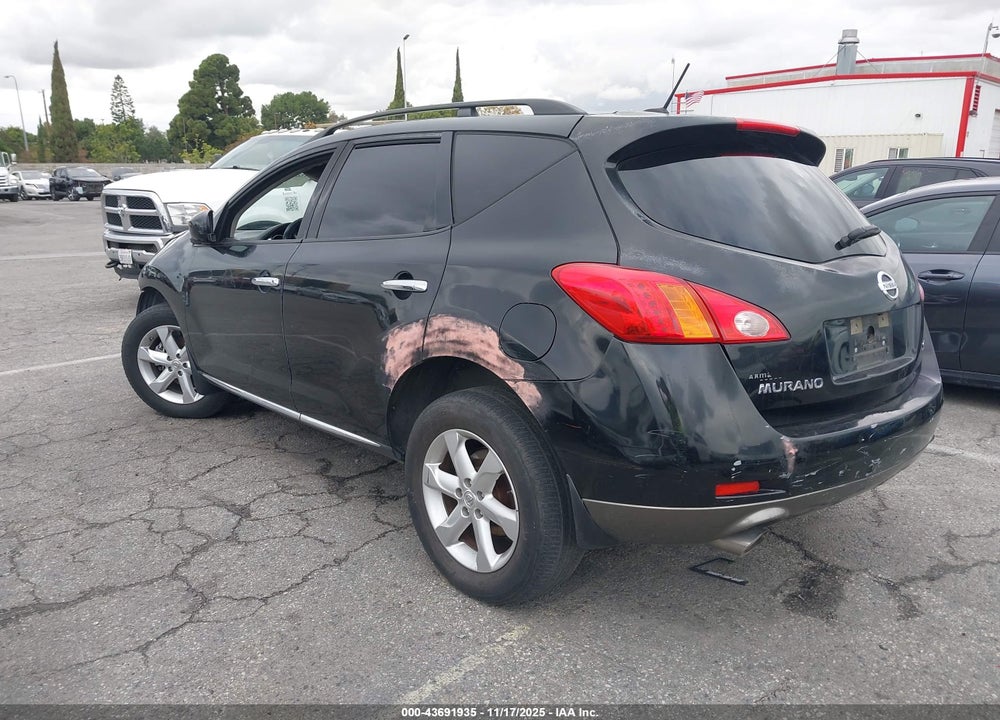 2009 NISSAN MURANO SL VIN: JN8AZ18U59W022792