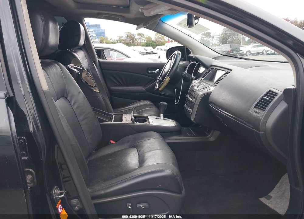 2009 NISSAN MURANO SL VIN: JN8AZ18U59W022792