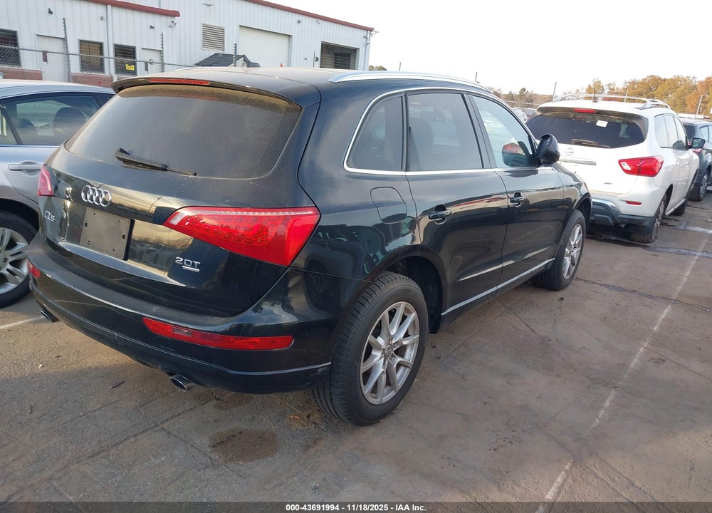 2012 AUDI Q5 2.0T PREMIUM VIN: WA1CFAFP6CA111800