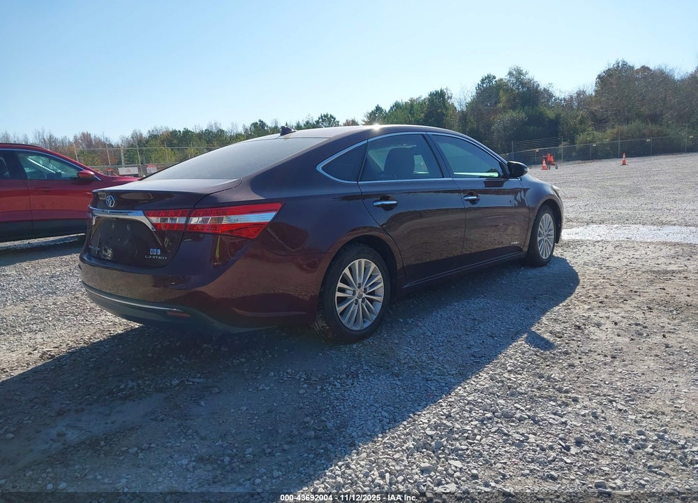 2013 TOYOTA AVALON HYBRID LIMITED VIN: 4T1BD1EB7DU015571