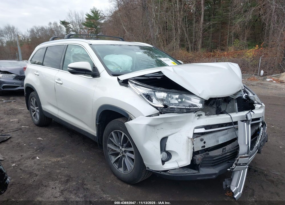 2019 TOYOTA HIGHLANDER XLE VIN: 5TDJZRFH0KS938060