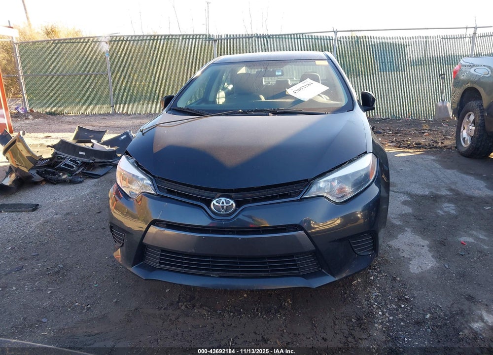 2016 TOYOTA COROLLA LE VIN: 5YFBURHE8GP514048
